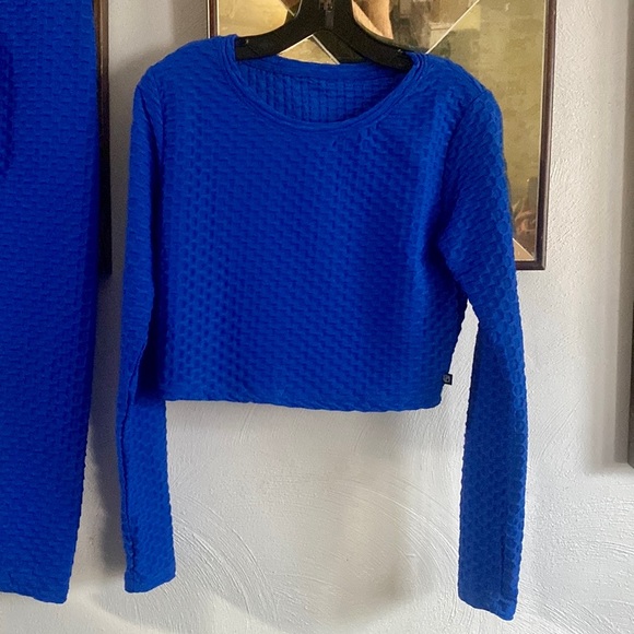 BORN PRIMITIVE WORKOUT SET HIGH WAIST LEGGING CROP TOP BODYCON WORKOUT SET L - Picture 12 of 16